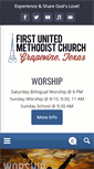 Mobile Screenshot of firstmethodistgrapevine.org